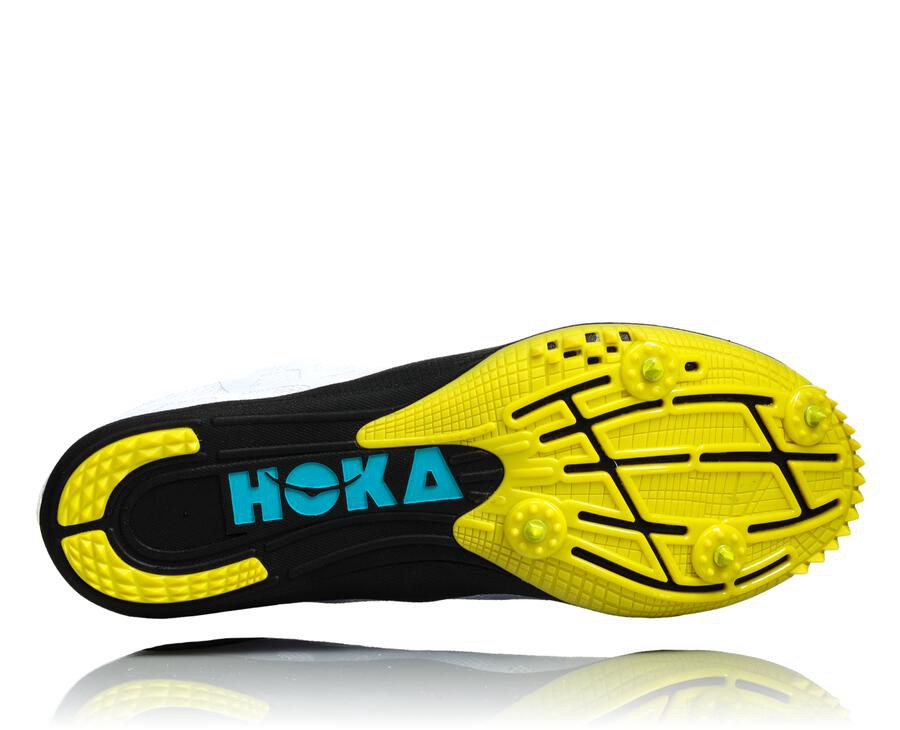 Spikes Atletismo Hoka One One Masculino Branco/Azuis - Rocket X - 623-YKRLOT